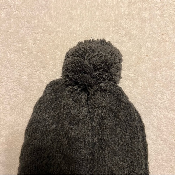 Vortex - Dark Gray - Pom knit Beanie - NWT - Picture 3 of 7
